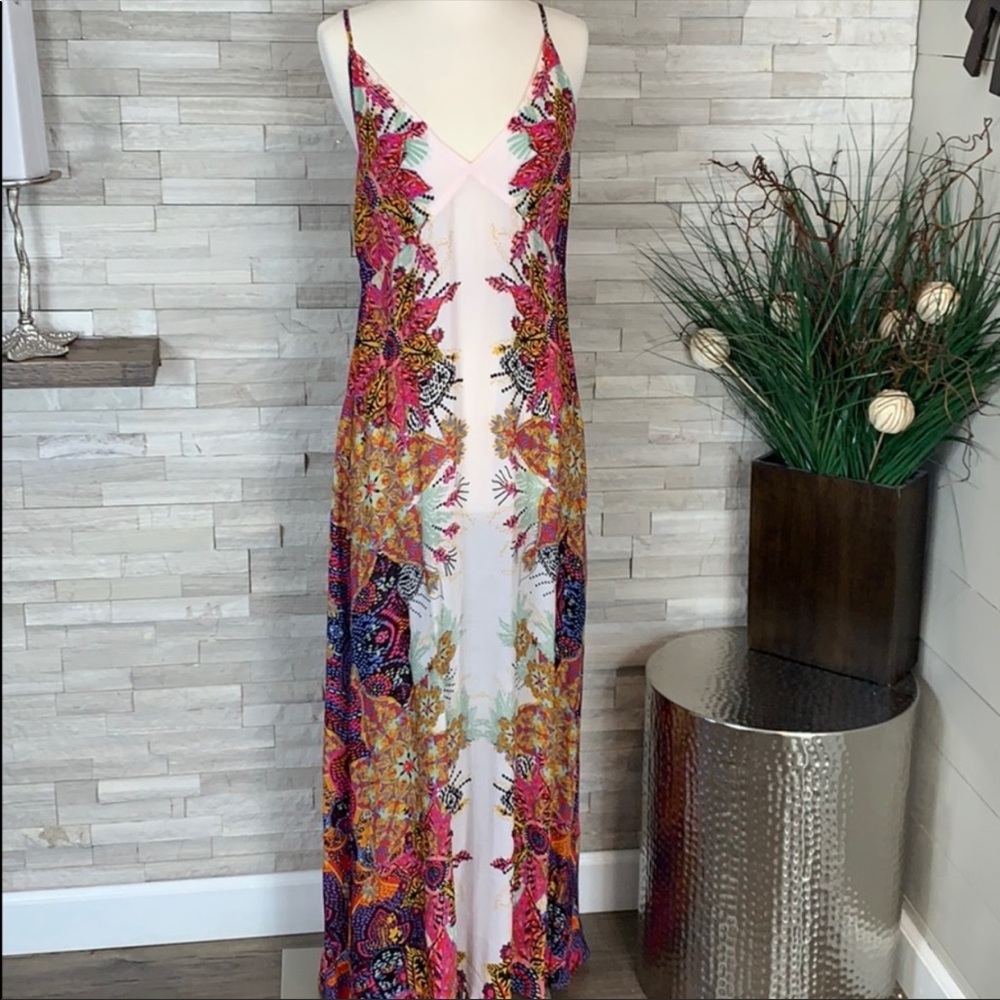 Free People NWT Wildflower Print Slip Dress $128 - Picture 2 of 8